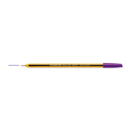 STAEDTLER Scatola 10 penna a sfera 434 noris stick viola 1,0mm