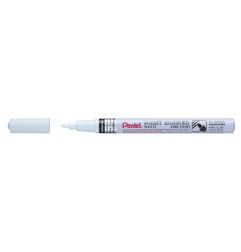 1 - 12 pz Pennarello Marker Pentel bianco fine MSP10-W