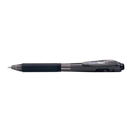 Pentel Feel-It Wow! BX440 Penna a Sfera a Scatto 1,0 mm Nera Confezione da 12 BX440-AI