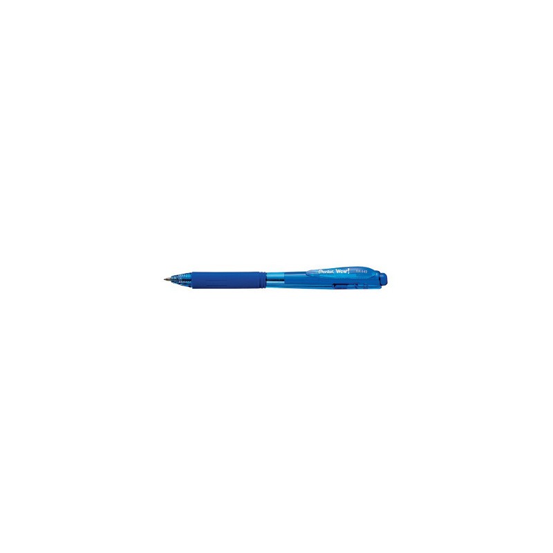 Pentel Feel-It Wow! BX440 Penna a Sfera a Scatto 1,0 mm Blu Confezione da 12