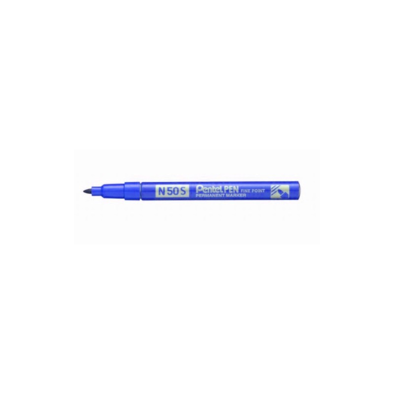 12 pz Pennarello Marker Pentel Pen N50S slim blu