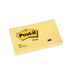 1 - 3M 12 pezzi Post-it giallo canarino 76x127