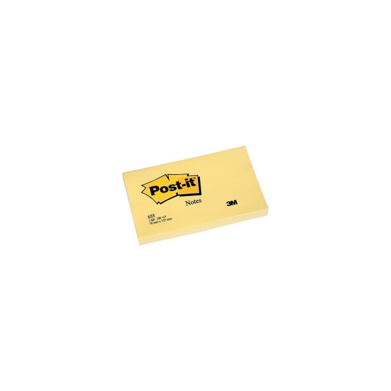 3M 12 pezzi Post-it giallo canarino 76x127