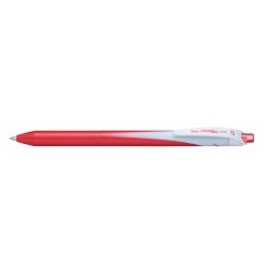 1 - PENTEL 12 pezzi Penna Roller Energel 07 rosso a scatto