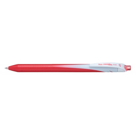 PENTEL 12 pezzi Penna Roller Energel 07 rosso a scatto