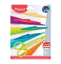 1 - Forbici collage Maped creative 13 cm con 5 lame 601006