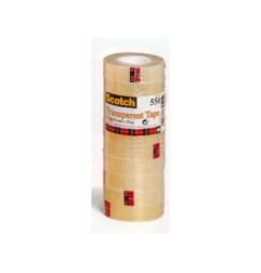 1 - Nastro adesivo 3M 550 19x33mt trasparente 81596