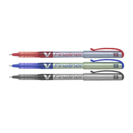 1 - ROLLER PILOT V-FINELINER RAZOR EF -10pz ASSORT.