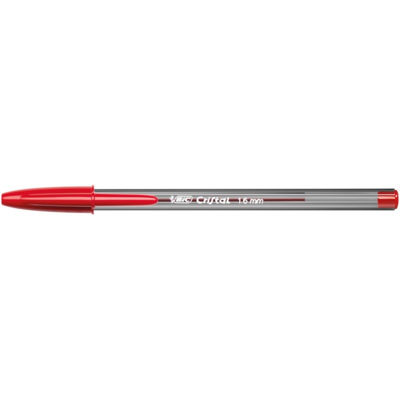 BIC Cristal Large Penna a Sfera Rossa 1,6 mm Confezione da 50 951625