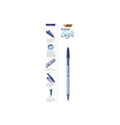 BIC Cristal Soft Penna a Sfera Blu 1,2 mm Confezione da 50 951434