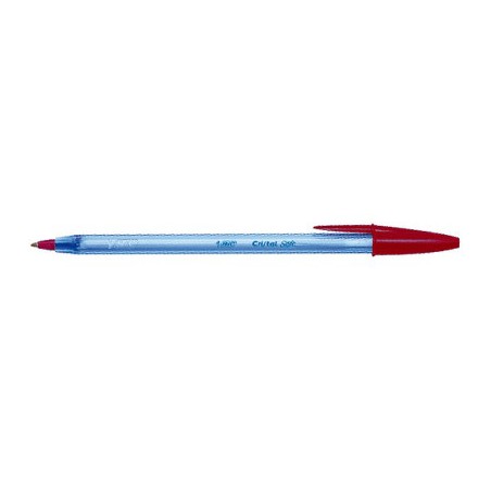 BIC Cristal Soft Penna a Sfera Rossa 1,2 mm Confezione da 50 91520 918520