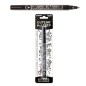 MARKER PEN DOUBLE LINE SILVER/NERO 0,7/1mm 20/206