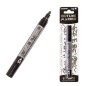 MARKER PEN DOUBLE LINE SILVER/NERO 2/3mm 20/207