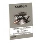 CANSON BLOCCO GRADUATE MIX MEDIA GRIGIO A4 220gr 30FG COLLATO C400110371