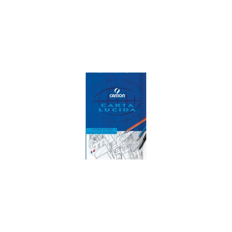 Canson Blocco Carta Lucida 21x29,7 cm 80 g/m² 10 fogli 005-825