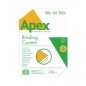 FELLOWES 100 pz Copertine rilegatura effetto pelle bianco Apex  A4 230 gr 6500901