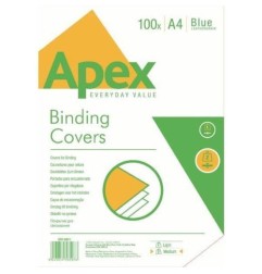 1 - FELLOWES 100 pz Copertine rilegatura effetto pelle carta zucchero  A4 230gr 6501101