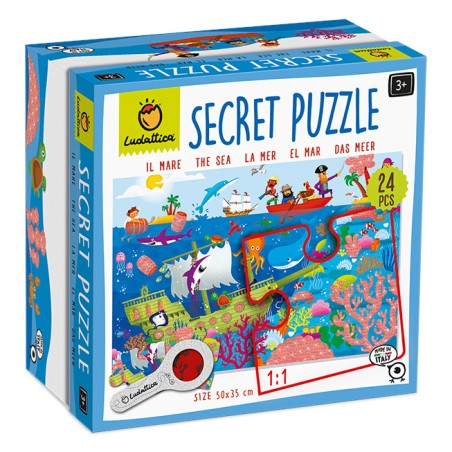 LUDATTICA  SECRET PUZZLE 24 PCS IL MARE 21894