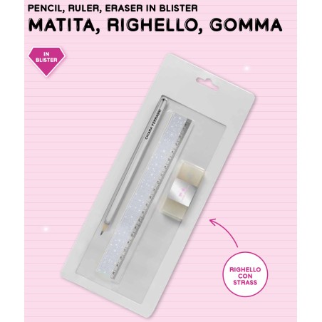 CHIARA FERRAGNI 2023 KIT-MATITA-RIGHELLO-GOMMA PIGNA 0232688