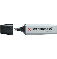 1 - Evidenziatore Stabilo Boss pastel grigio polvere 2021