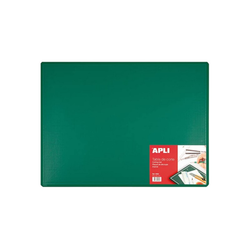 APLI Tappetino da Taglio in Pvc VERDE cm 60x45x3  A013564