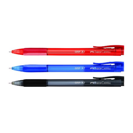 1 - BIRO FABER GRIP X7 SCATTO Set da 10 pz Colore BLU 547452