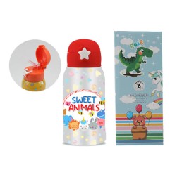 1 - BORRACCIA TERMICA BABY 500ML. C/CANNUCCIA MYPIKY SWEET ANIMAL MPBB06