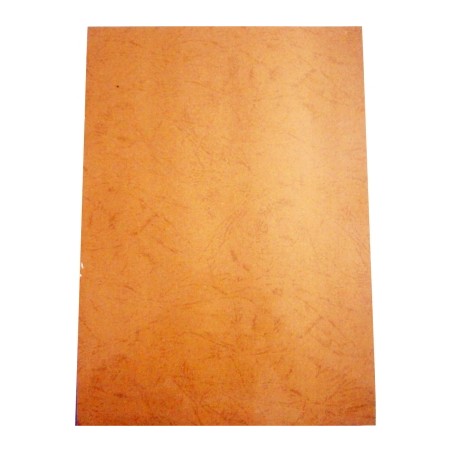 1 - O.P. 100 pz Copertine rilegatura effetto pelle arancio A4 230 gr