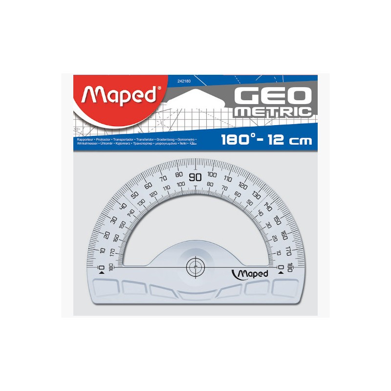 MAPED GONIOMETRO 180° CM.12 GEOMETRIC  242180