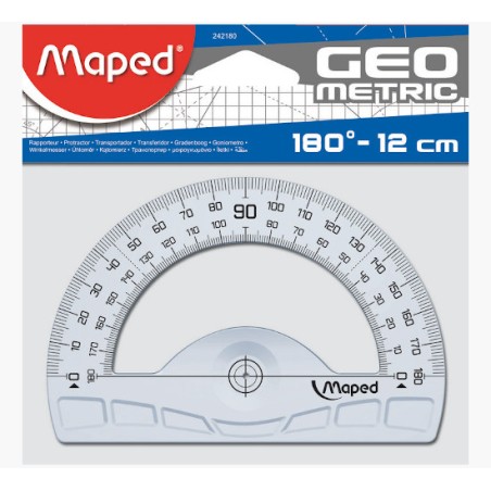 1 - MAPED GONIOMETRO 180° CM.12 GEOMETRIC  242180