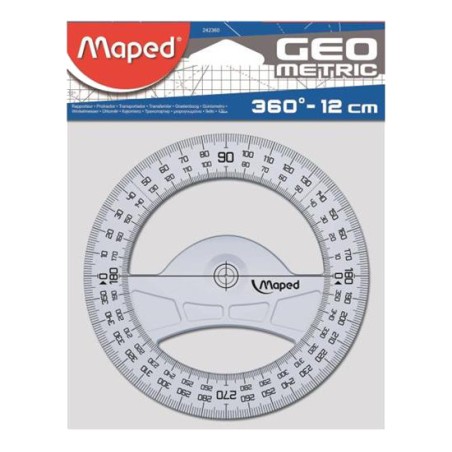 MAPED GONIOMETRO 360° CM.12 GEOMETRIC  242360