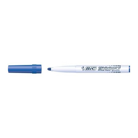 1 - BIC VELLEDA JUNIOR Pennarello Cancellabile per Lavagne BLU 9581701