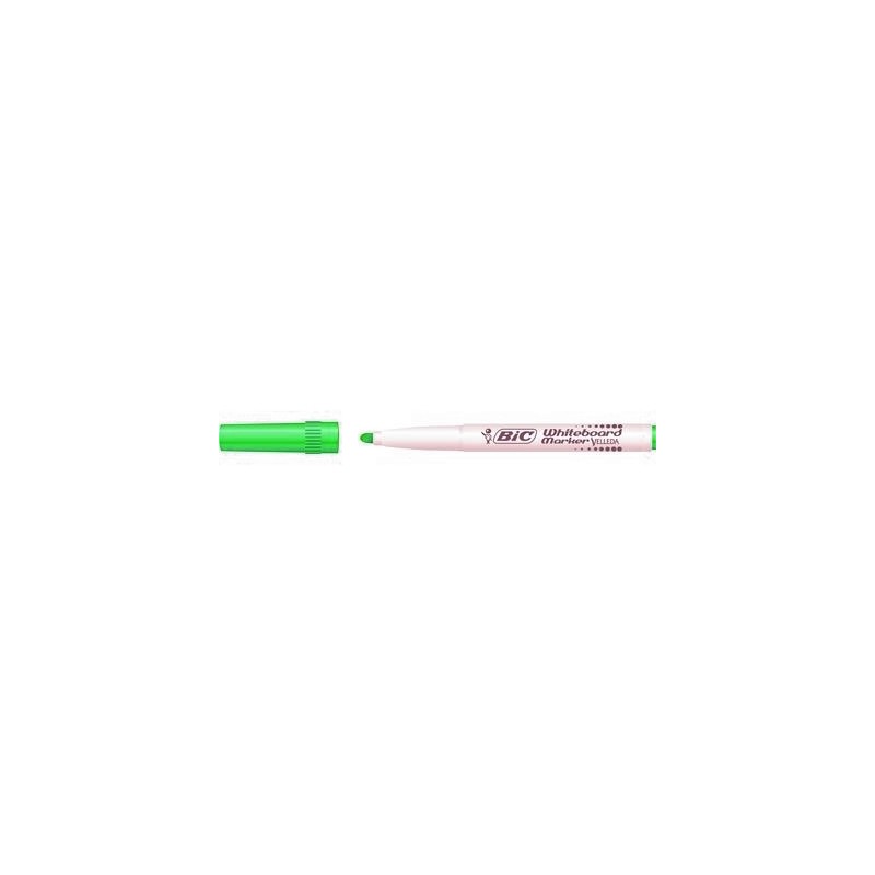 BIC Velleda Junior 1741 Marcatore per Lavagne Punta Tonda Verde Tratto 1,4 mm  9581681