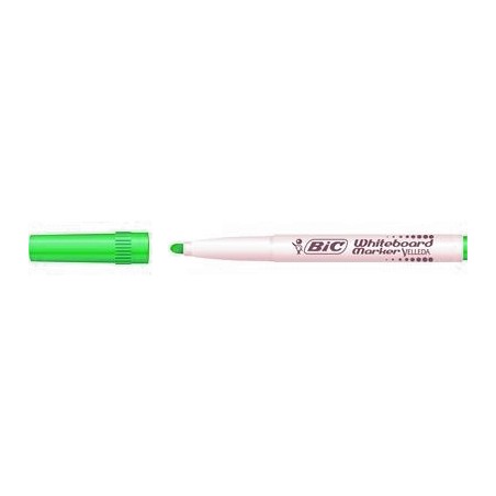 BIC Velleda Junior 1741 Marcatore per Lavagne Punta Tonda Verde Tratto 1,4 mm  9581681