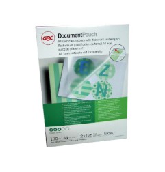 1 - ACCO 100 pezzi Pouches GBC A4 125MY