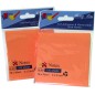 12 Pezzi Blocco Adesivo Post-it 76X76 Arancio Fluo HX-B03