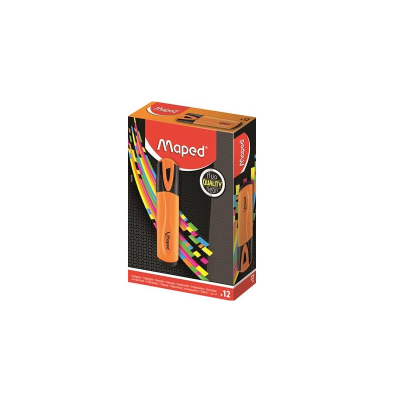 MAPED EVIDENZIATORE PEP'S ARANCIO -12pz 742535