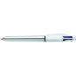 BIC 4 Colours Shine Silver Penna a Sfera Retrattile Confezione da 12 919380