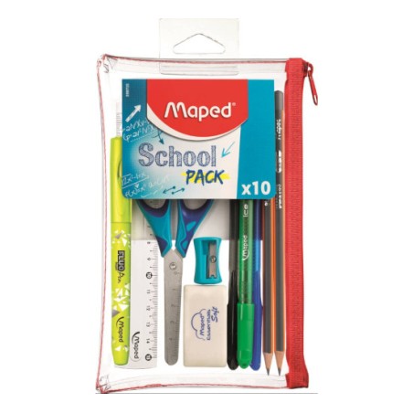 1 - 10 pezzi Maped set scuola con vari accessori 899705