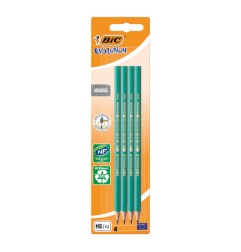 1 - BIC Blister 4 pz Matite Nere Evolution Original 650 HB - Senza Gommino 8902764