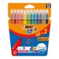 12 pz Pennarelli Bic Kid per bambini colori assortiti 9202942