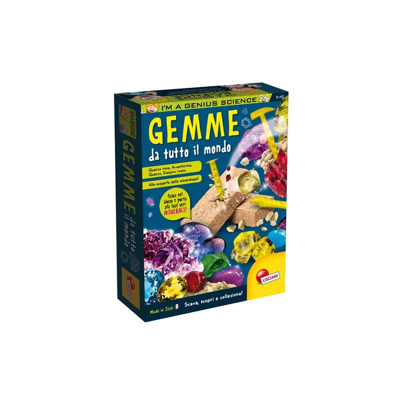 LISCIANI - I'M A GENIUS TS GEMME DA TUTTO IL MONDO 48953 Gioco interattivo per bambini +7A