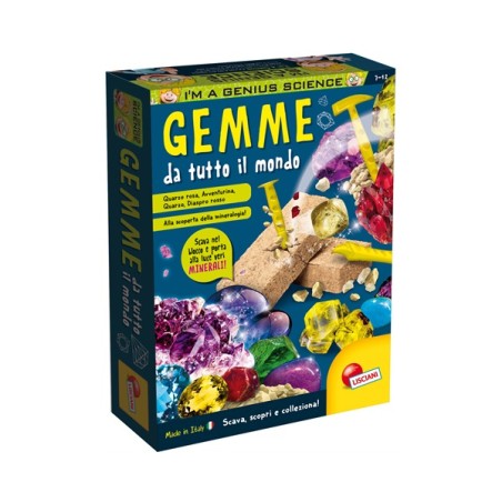 LISCIANI - I'M A GENIUS TS GEMME DA TUTTO IL MONDO 48953 Gioco interattivo per bambini +7A