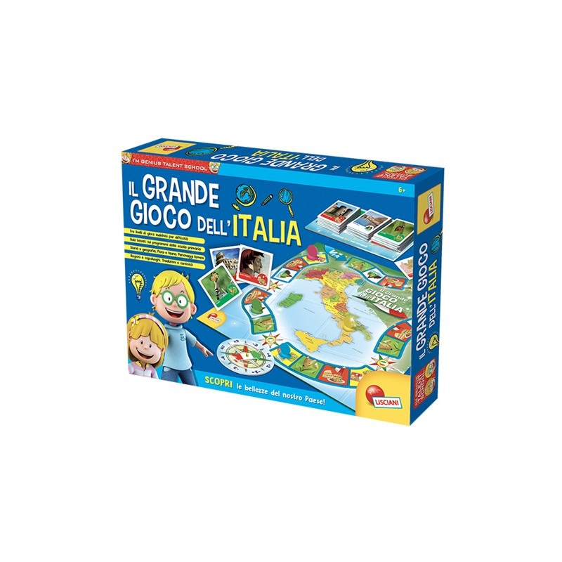 LISCIANI - I'M A GENIUS TS IL GRANDE GIOCO DELL'ITALIA 56453 Gioco interattivo per bambini +6A