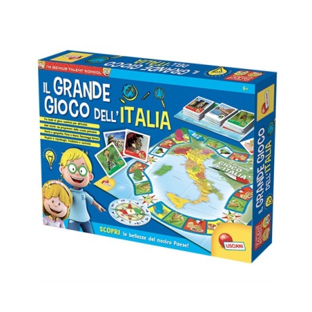 LISCIANI - I'M A GENIUS TS IL GRANDE GIOCO DELL'ITALIA 56453 Gioco interattivo per bambini +6A