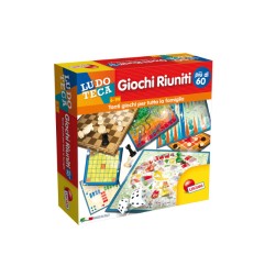 1 - LISCIANI - LUDOTECA 60 GIOCHI RIUNITI 57023 Gioco interattivo per bambini e famiglia +6A