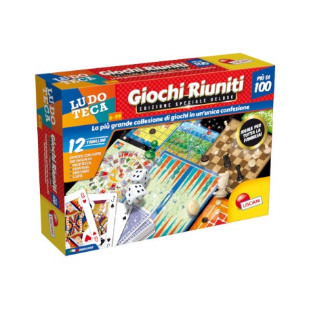 LISCIANI - LUDOTECA GIOCHI RIUNITI PIU' DI 100 68791 Gioco interattivo per bambini e famiglia +6A