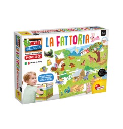 1 - LISCIANI - MONTESSORI MAXI LA MIA FATTORIA 72484 Gioco interattivo per bambini 3-6A