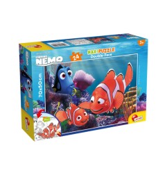 1 - LISCIANI - PUZZLE DOUBLE FACE SUPERMAXI NEMO 70X50 24PZ 74112 Gioco interattivo per bambini +3A