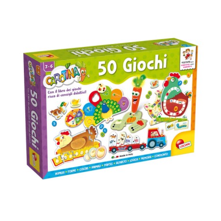 LISCIANI - CAROTINA PENNA PARLANTE 50 GIOCHI NUOVA EDIZIONE 76710 Gioco Educativo per bambini e prima infanzia